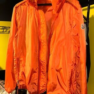 Moncler Orange Hooded Jacket men’s size 2